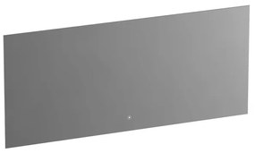 BRAUER Ambiance spiegel 160x70cm met verlichting rechthoek Zilver SP-AMB160