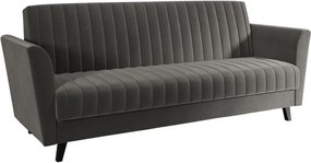 Slaapbank Columbus 144, Aantal zitplaatsen: 3, Aanwezig, 90x230x87cm, 61 kg, Poten: Hout, Hout: Grenen