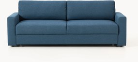 Bouclé slaapbank Tasha (3-zits) met opbergruimte