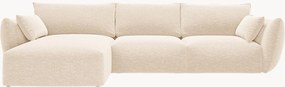 Chenille hoekbank Matera (5-zits)