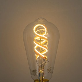 Smart E27 dimbare LED lamp ST64 helder RGBW 4W 250 lm 2700K