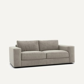 Compacte bank 3-zit in fluweel, Skander