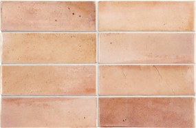 Wandtegel Equipe Ceramics S.L. Hanoi 5,1x16,1 cm Pink 0,542 M2