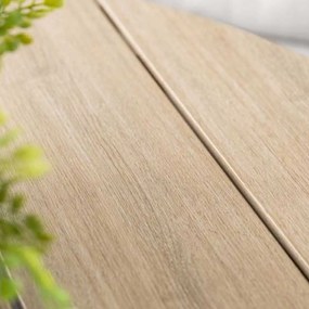 Garden Impressions Stevie tuinset 5-delig taupe - Tulli tuintafel Ø122x75 cm - light teak vironwood