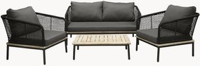 Lounge set Andorra van acaciahout, 4-delig