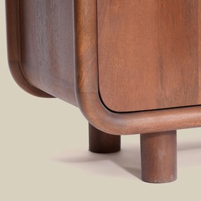 Houten Kastje Met Ronde Hoeken - 90x43x75cm.