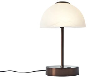 Design tafellamp donkerbrons incl. LED dimbaar - Joya
