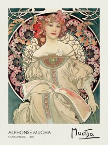 Kunstreproductie F. Champenois (1898), Alfons Mucha