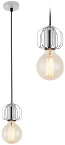 Plafondlamp Hangend Enkele Loft Chroom APP594-1CP