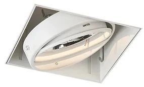 Set van 6 Grote Inbouwspot wit AR111 draai- en kantelbaar trimless - Oneon QR111 / AR111 / G53 Binnenverlichting Lamp