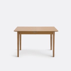 Uitschuifbare eettafel, eikenfineer, 4 tot 10 couverts, Tioga