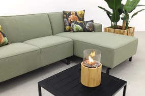 Boavista/Toronto loungebank chaise longue - Heritage leaf - 3-delig - links