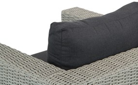 Stoel en Bank Loungeset  Wicker Grijs  Garden Collections Toronto