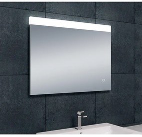 Wiesbaden Single spiegel rechthoek met LED, dimbaar en spiegelverwarming 80 x 60 cm 38.3785