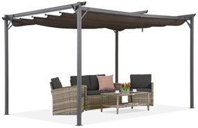 Bruine La Palma 3x4m Tuinpunt terraspergola