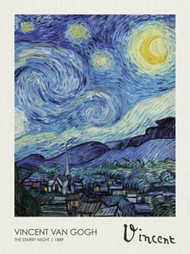 Kunstreproductie Sterrennacht, Vincent van Gogh