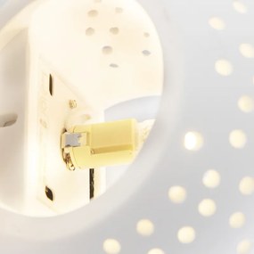 Moderne wandlamp wit gips bol met lichteffect - Blur