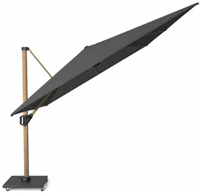 Platinum Challenger zweefparasol 3x3m T2 premium (excl. voet) faded black