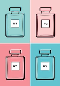 Ilustratie Pastel perfumes, Martina Pavlova