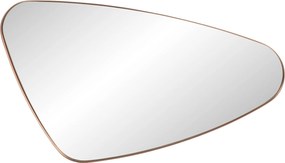 Ben Nature organische spiegel 80x50cm rechts geborsteld koper