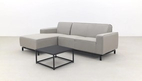 Boavista/Toronto loungebank chaise longue - Nature Grey - 3-delig - rechts