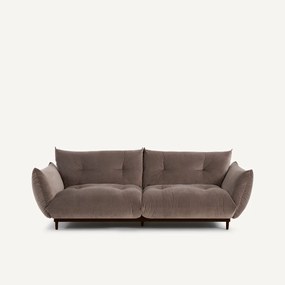 3-zits bank, stoned fluweel, VITORIA