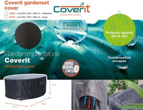 Garden impressions Tuinset beschermhoes ovaal 230 x 205 x 85 cm