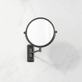 Geesa Mirror scheerspiegel 1 arm 3x vergrotend zwart