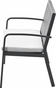 Garden Impressions Neapolis tuinbank 150 cm - donker grijs