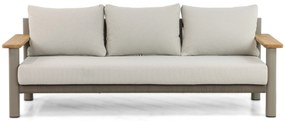 Stoel en Bank Loungeset 5 personen Aluminium/Rope Taupe  Santika Furniture Santika