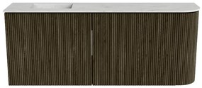 Mondiaz Joya DLux 100cm toiletmeubel ronding rechts shadow met wastafel faye links 1 kraangat opalo