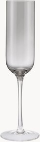 Mondgeblazen champagneglazen Fuumi, 4-delig