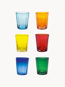 Handgemaakte waterglazen Confezione, 6-delig