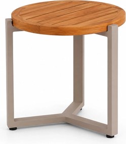 Stoel en Bank Loungeset 5 personen Wicker Taupe  Apple Bee Cocoon/Monaco