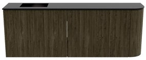 Mondiaz Joya 110cm toiletmeubel ronding rechts shadow met wastafel faye links 1 kraangat urban