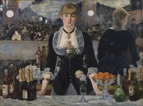 Manet, Edouard - Kunstdruk A Bar at the Folies-Bergere, 1881-82, (40 x 30 cm)