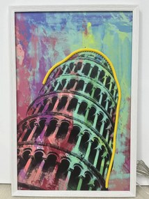 Neon Art Pisa Tower