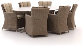 Intenso Adriano/Furato ellips 240cm dining tuinset 7-delig