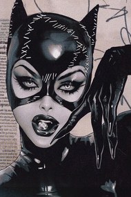 Kunstafdruk Catwoman - Black Suit, (26.7 x 40 cm)