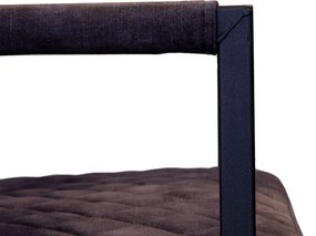 Eetkamerstoel - Rome - stof Adore Antraciet