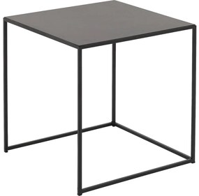 Goossens Bijzettafel Filas, metaal zwart, elegant chic, 40 x 40 x 40 cm