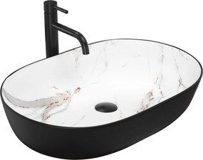Opzetwastafel Rea CLEO 61 Black Aiax Mat