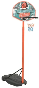 vidaXL Basketbalset draagbaar verstelbaar 180-230 cm