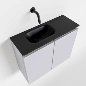 Mondiaz Ture 60cm toiletmeubel cale met wastafel urban links geen kraangat