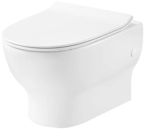 Mueller Lua compact randloos wandtoilet met softclose zitting wit