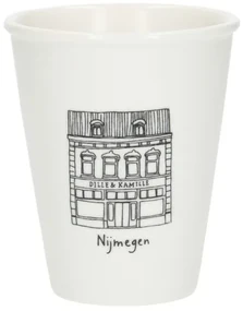 Gevel mok, Nijmegen, porselein, 200 ml