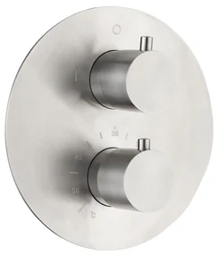 Saniclear Exclusive inbouw regendouche 20cm rond met plafondarm en 3 standen handdouche RVS