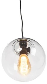 Moderne hanglamp transparant 20 cm - Pallon