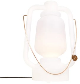 Vloerlamp wit 51 cm IP44 - Storm Large