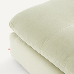 Modulaire voetensteun in stonewashed fluweel, GIULIANO